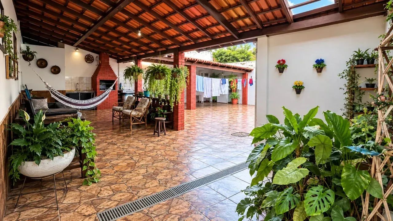 Imóvel  Excelente com 3 Quartos, 248m² Construídos e Excelente Área Externa