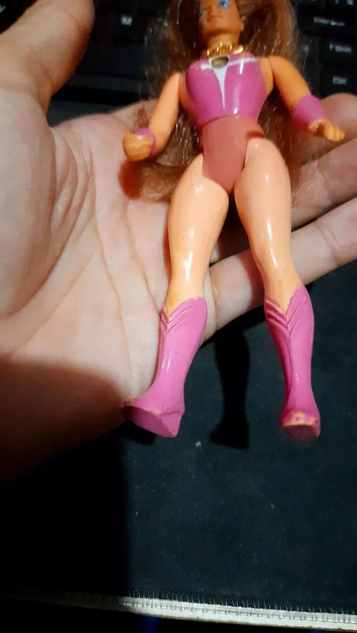 Boneca she-ra anos 80 mattel 10cm  - Foto 3