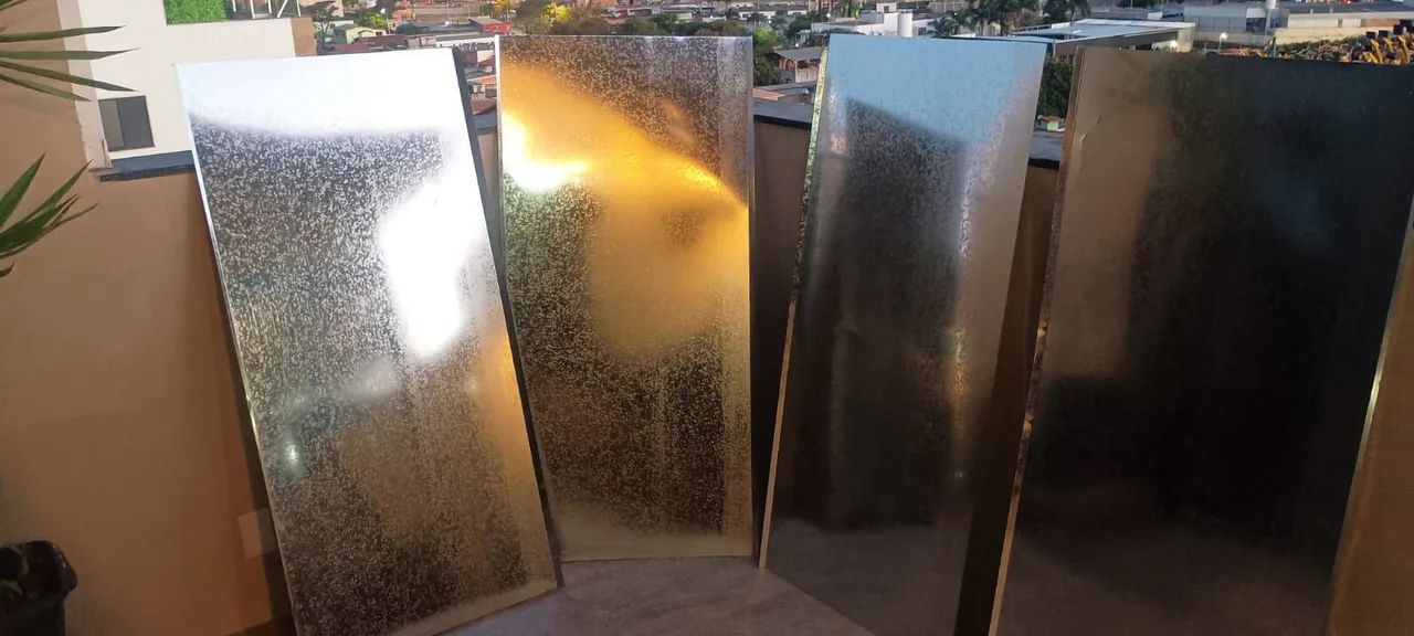 4 Chapas Galvanizada 0,40mm 