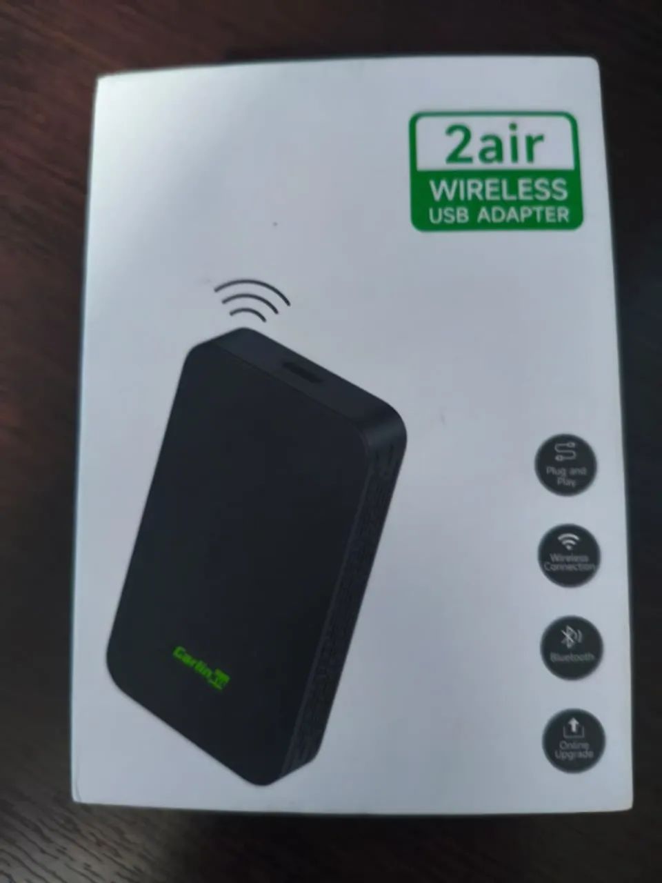 Adaptador Carlinkit 5:0 Apple carplay e Android auto Sem fio 