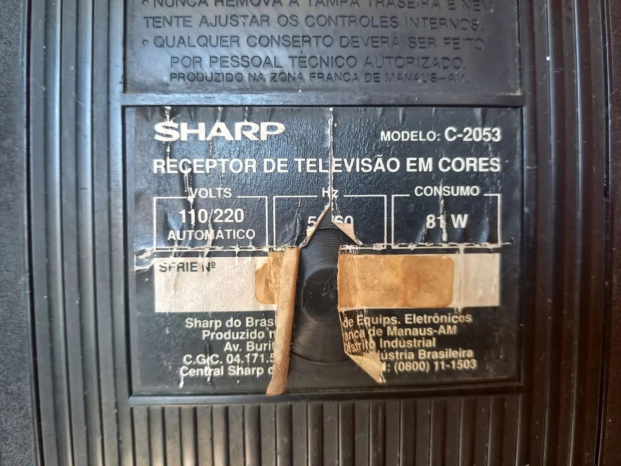 TV SHARP C-2053 20" - Foto 3