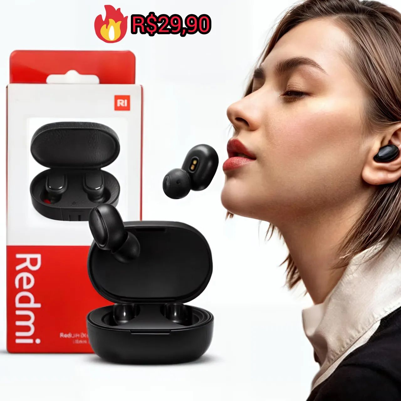 Fone de ouvido sem fio Bluetooth  - Foto 2