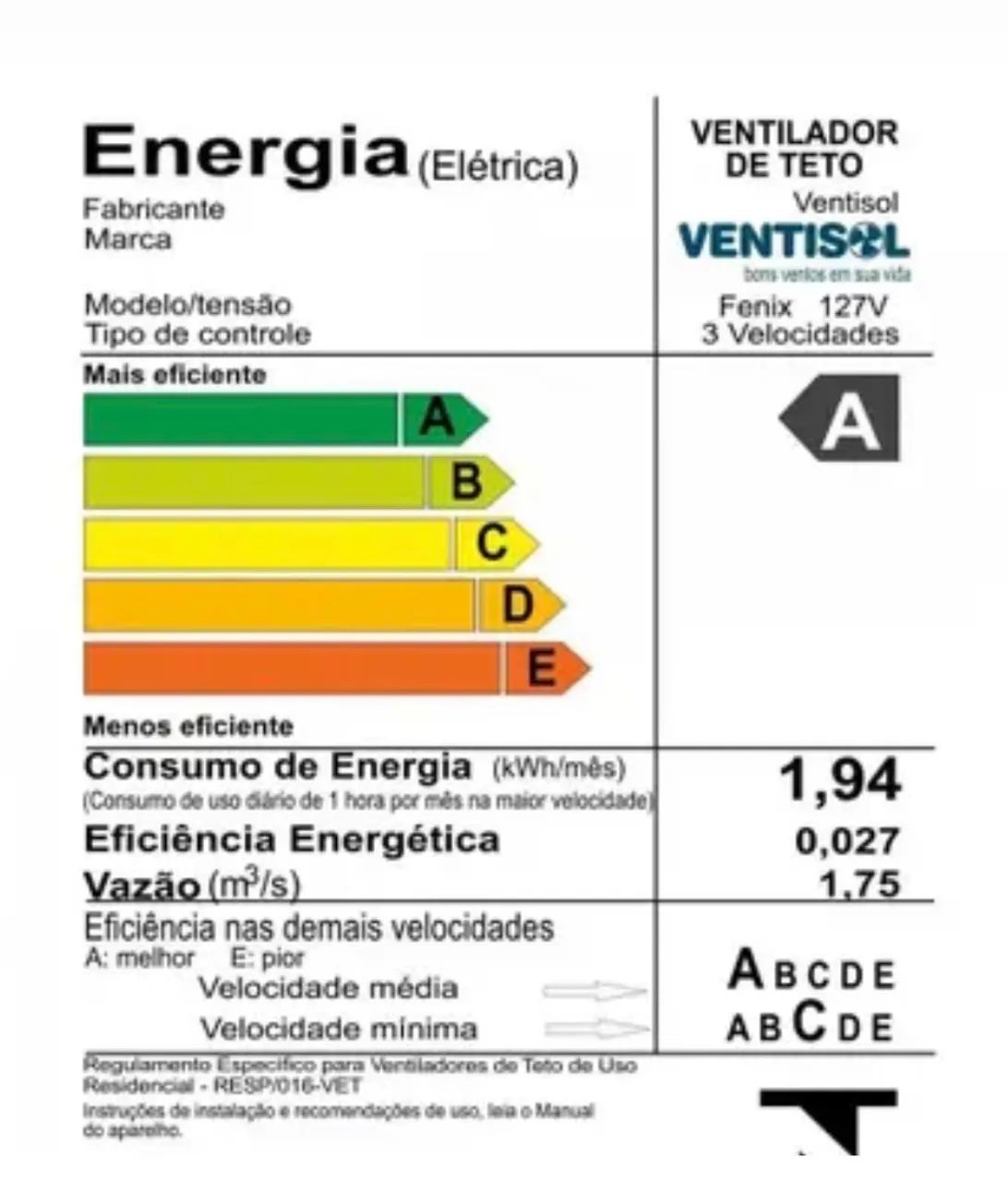 Ventilador de Teto  - Foto 3