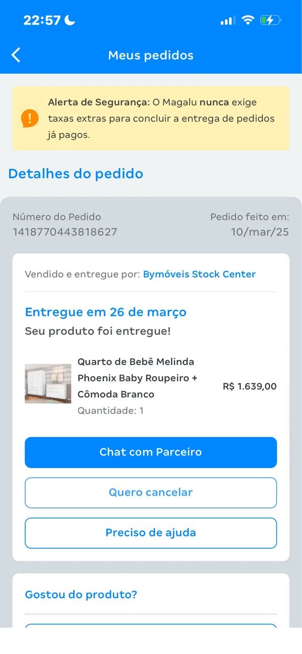 Guarda roupa pra criança 8 meses de uso 