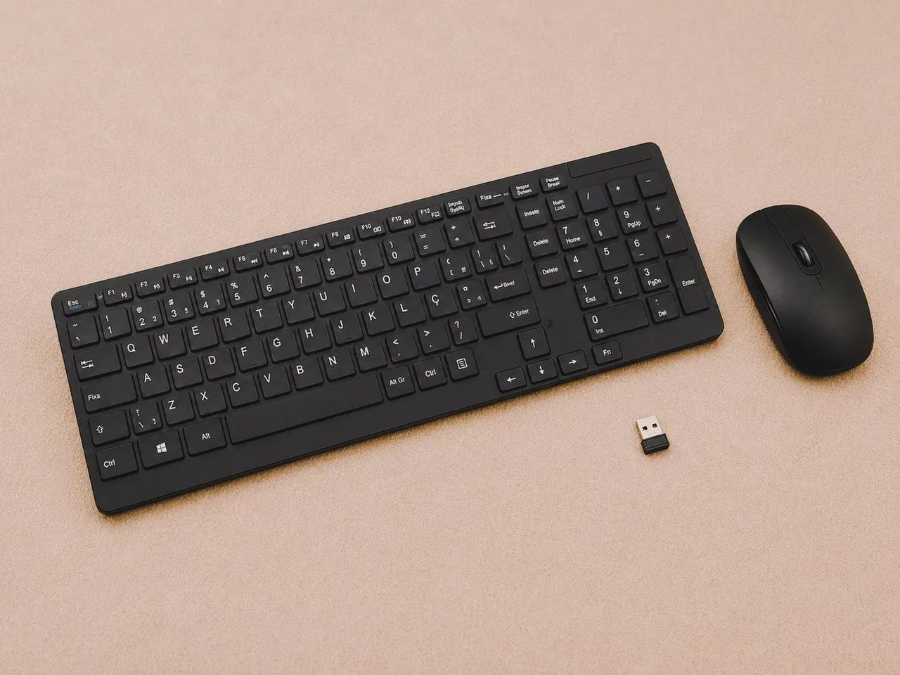 Kit Teclado e Mouse Sem Fio Bartolotti Slim 2.4GHz | Layout ABNT2 - Foto 3