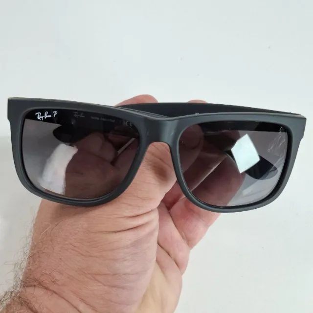 Óculos Ray-Ban Justin Classic RB4165 Polarizado - Original - Foto 4