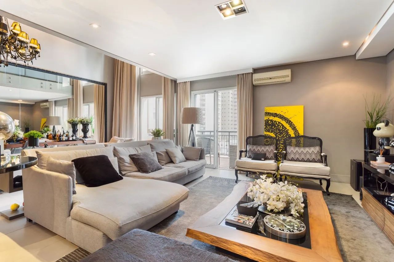 Duplex Mobiliado e Decorado | 163m² | Projeto Contemporâneo | Moema