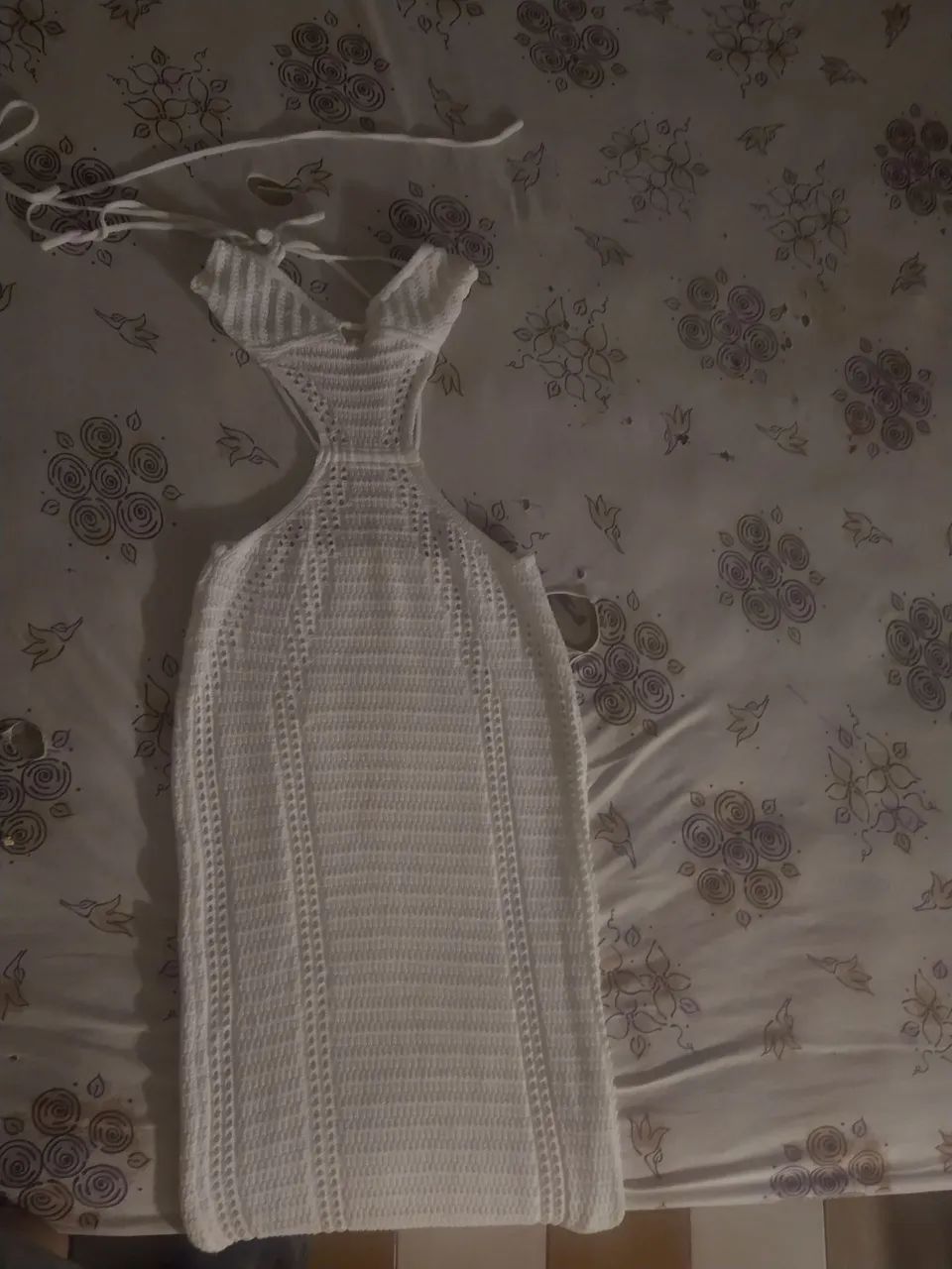 Vestido longo de crochê - Foto 2
