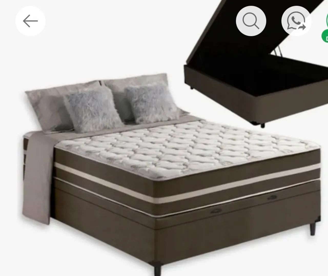 Cama baú casal