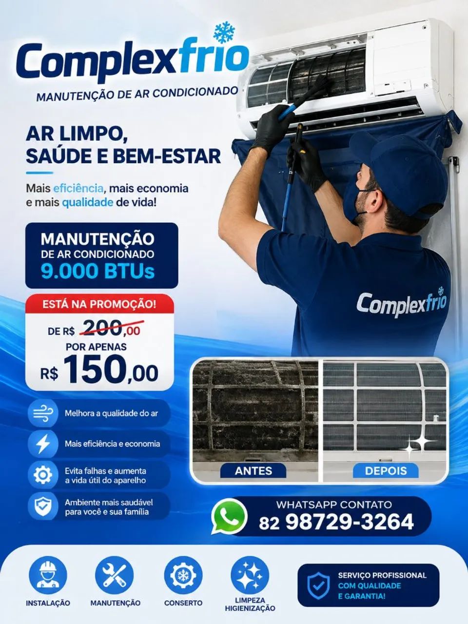 Manutenção de ar condicionado 