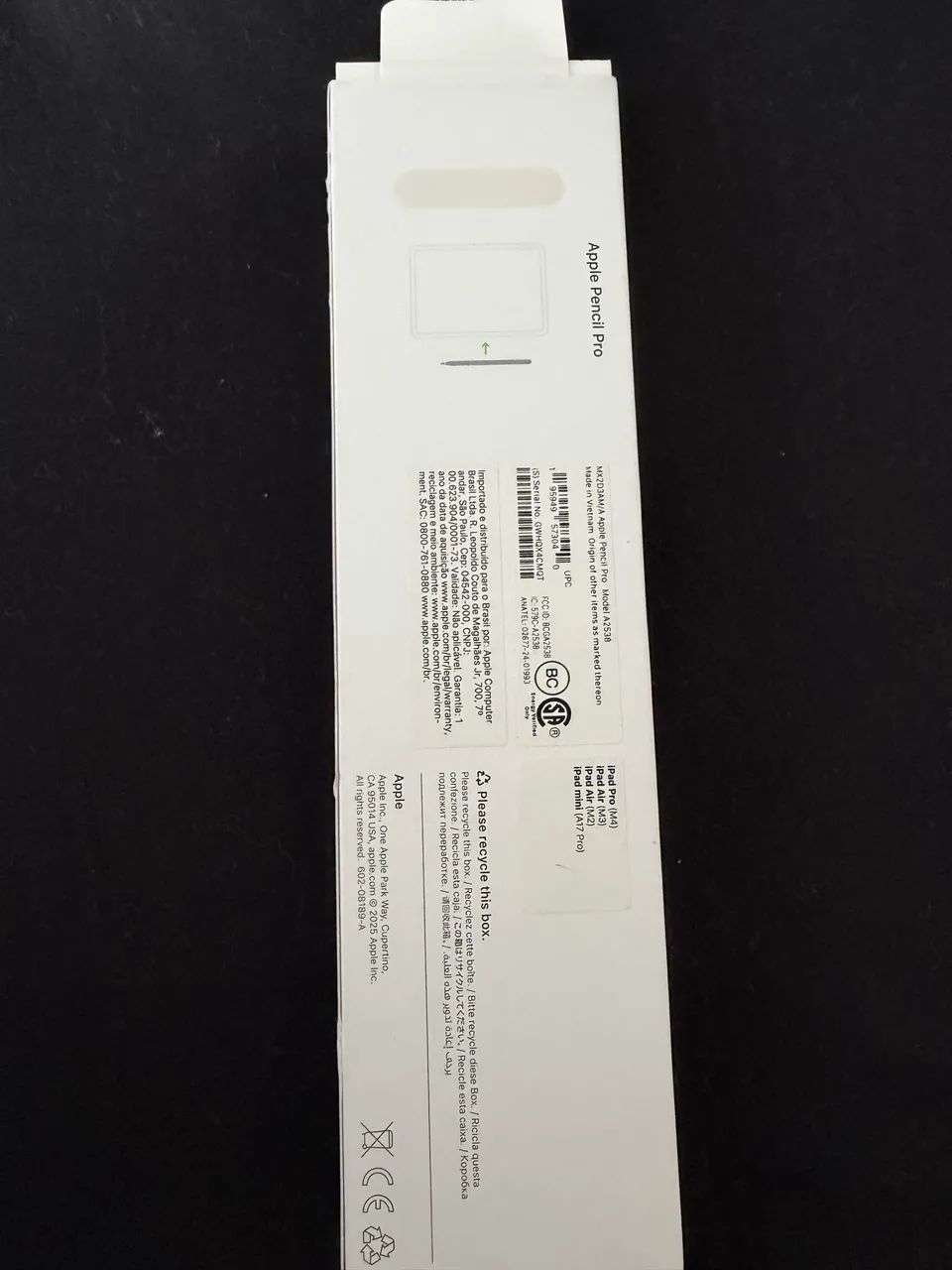 【2025年12月購入】Apple Pencil Pro Apple Pencil - Apple (BR)