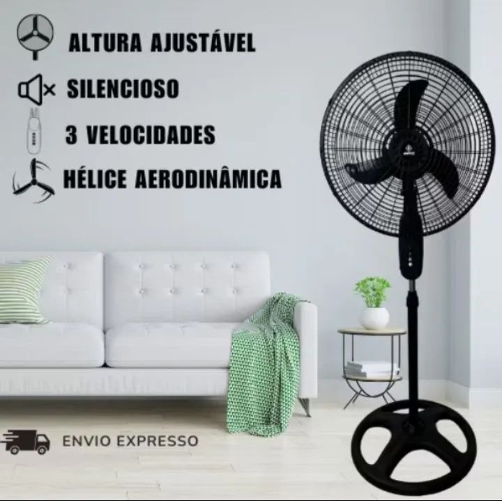 Ventilador 50 polegadas grande, novo lacrado na caixa  - Foto 3