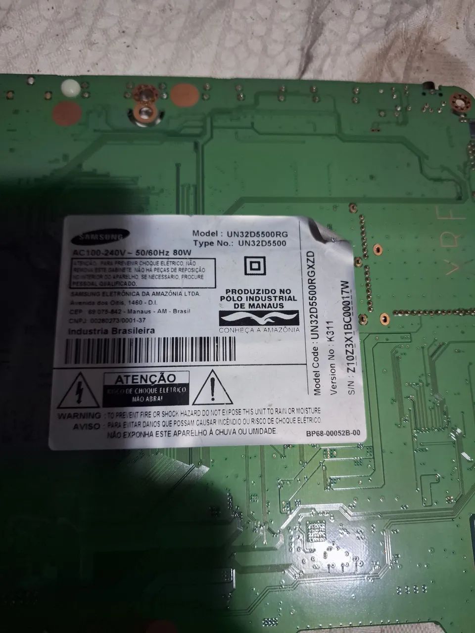Placa principal samsung 32d5500rg - Foto 3