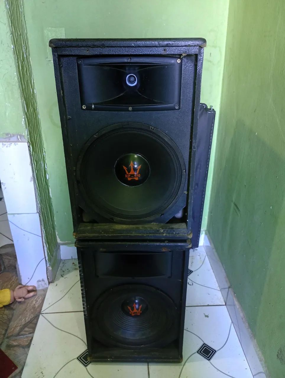 Par de caixa passiva 12 polegadas  - Foto 2