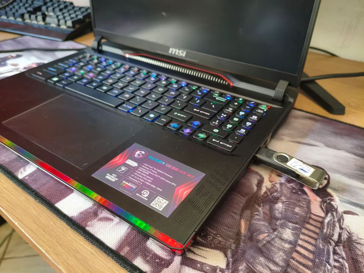 NOTEBOOK GAMER I9 14 RTX4070 32GB DDR5 - Foto 2