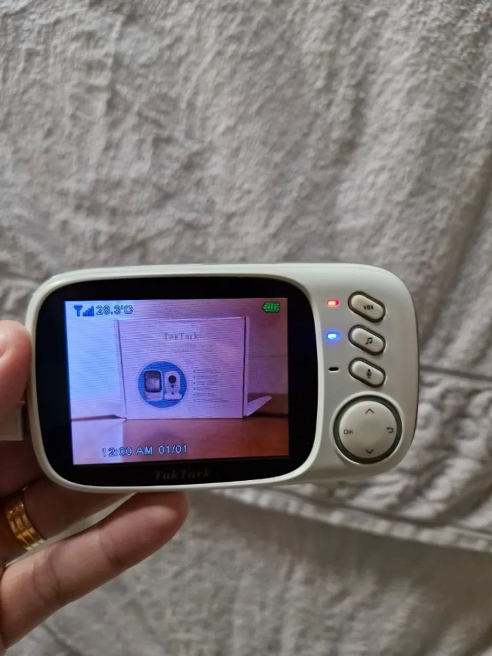 Babá Eletrônica TakTark BM603 com Câmera e Visão Noturn - Foto 3
