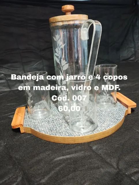 ARTESANATOS VIDRO MADEIRA  - Foto 4