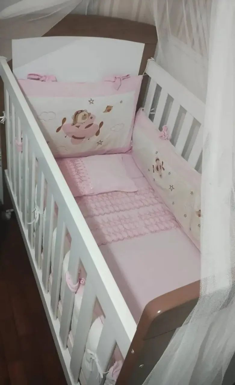 Berço mini cama Cléo + Cama babá 