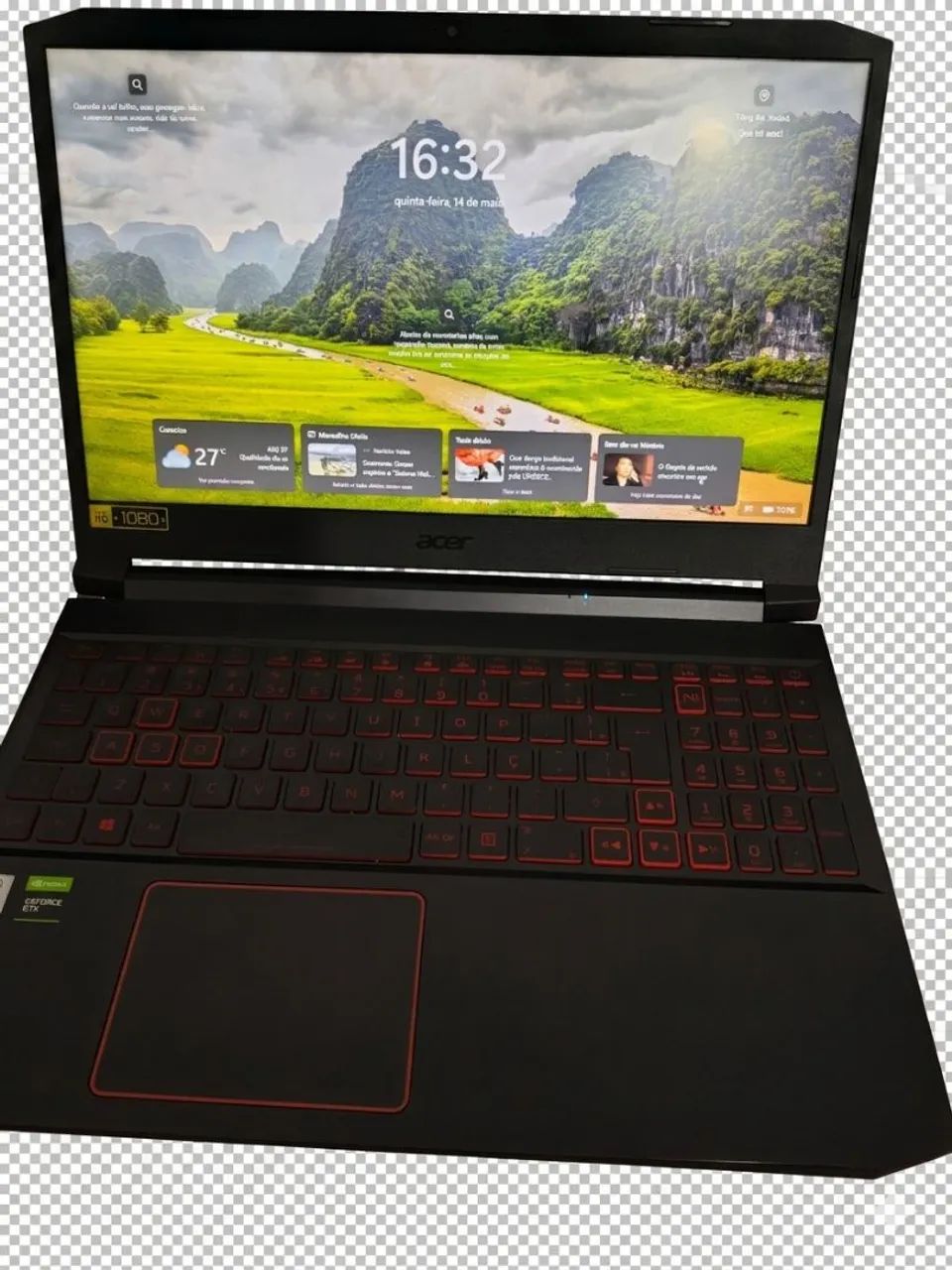 Notebook Gamer Nitro 5 24gb Ram, sem HD/SSD 