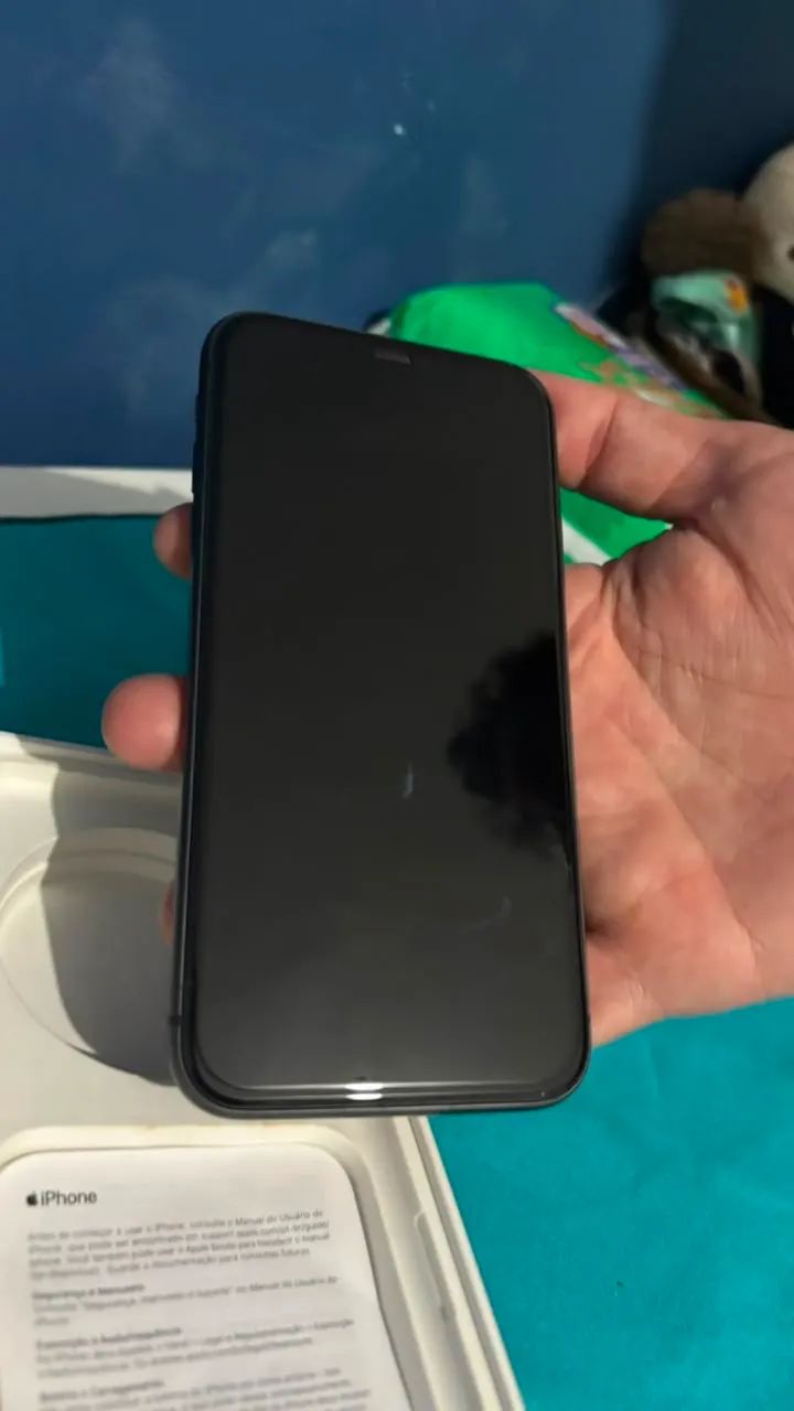 iPhone 11 64GB Preto - Original | Face ID OK | Caixa - Celulares e