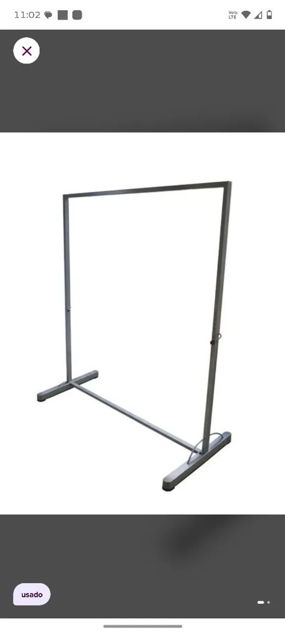 Arara para roupas de ferro 
