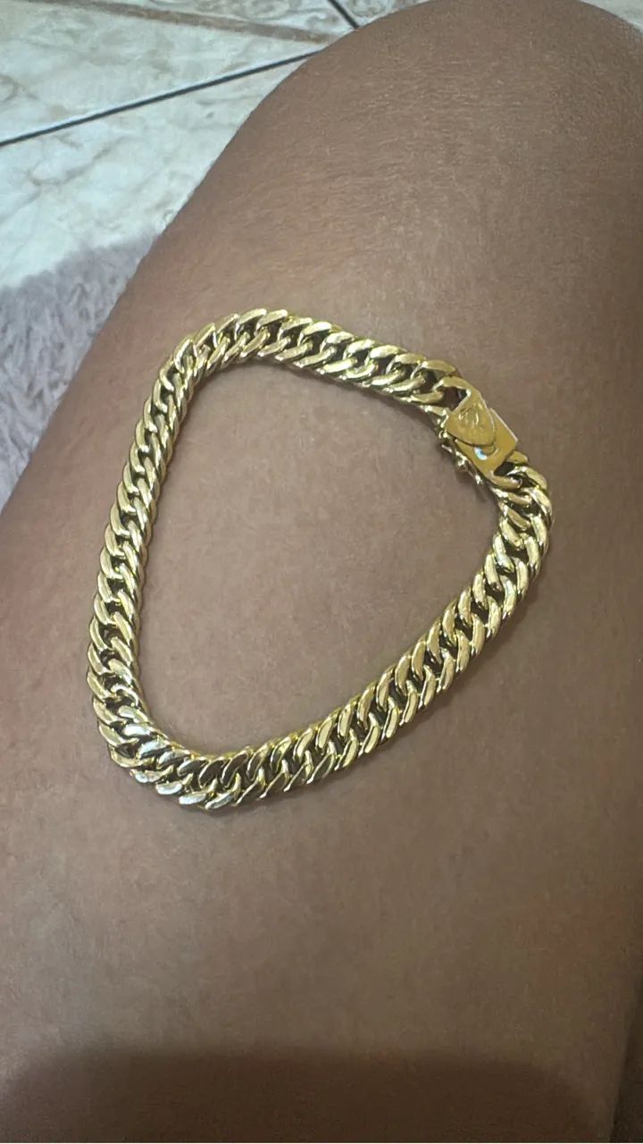 Pulseira de Ouro 18K ,10 gramas/ peça de joalheria. - Foto 2