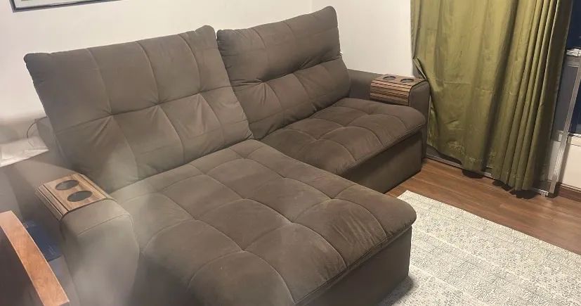 SOFÁ RETRÁTIL E RECLINÁVEL  - Foto 3
