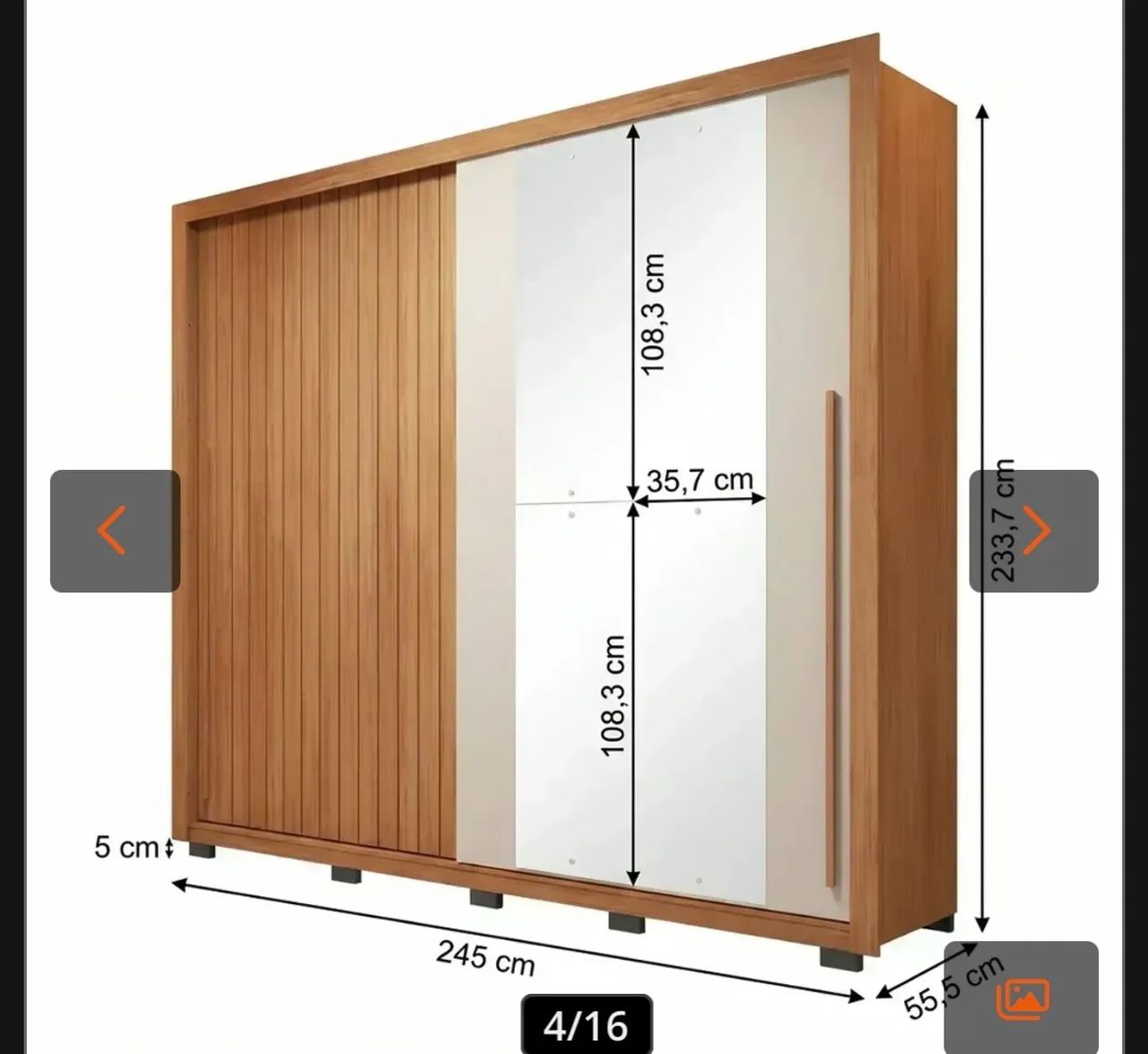 Guarda roupa casal  - Foto 2