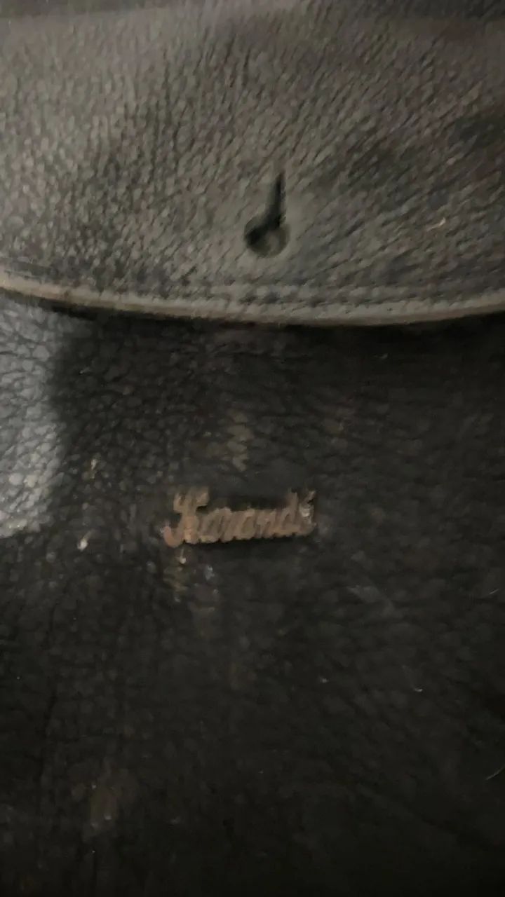 Calça vaqueta de couro Karanda - Foto 3