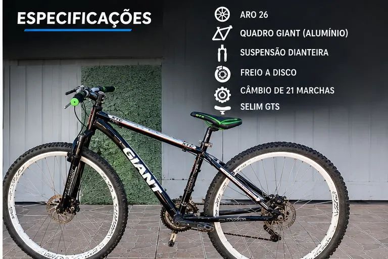 Bicicleta Aro 26 Giant - Foto 2