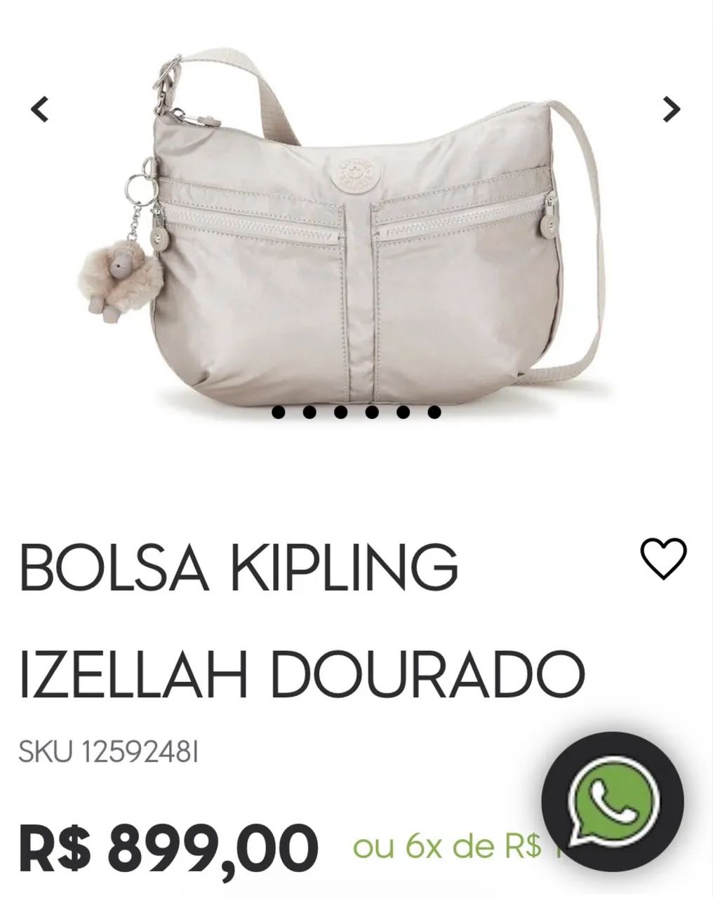 Bolsa Kipling - Foto 4