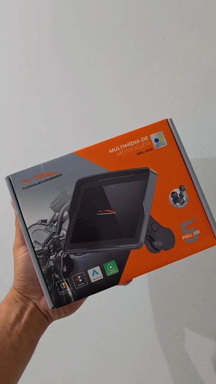 Multimidia Carplay para Moto