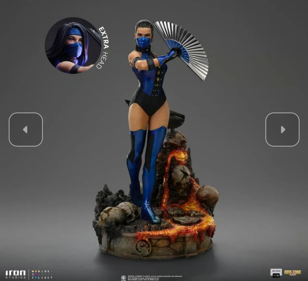 Kitana Mortal Kombat Iron Studios - Foto 3