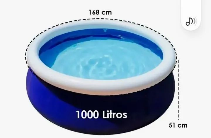 Piscina plástica 