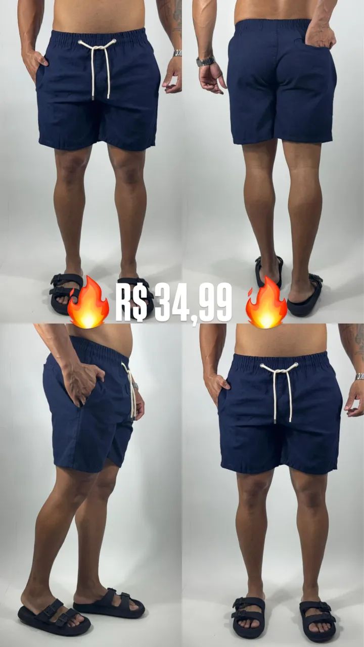 SHORT DE LINHO 