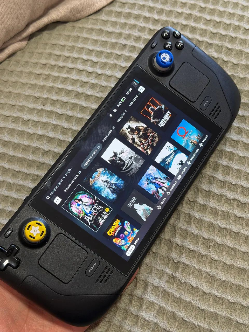 Steam Deck LCD 512Gb aceito troca PC/Iphone - Jogos de Vídeo Game