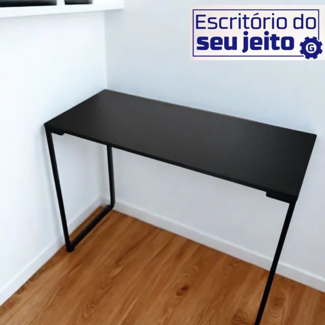 Mesa de Escritório NOVA Multiuso Estilo Industrial  para Notebook Computador de Estudo - Foto 3