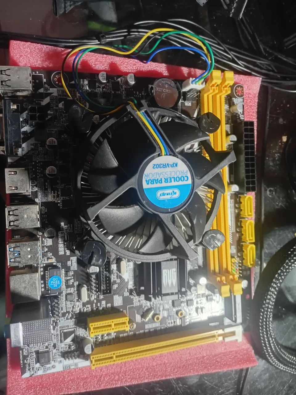  kit intel placa mae e processador 