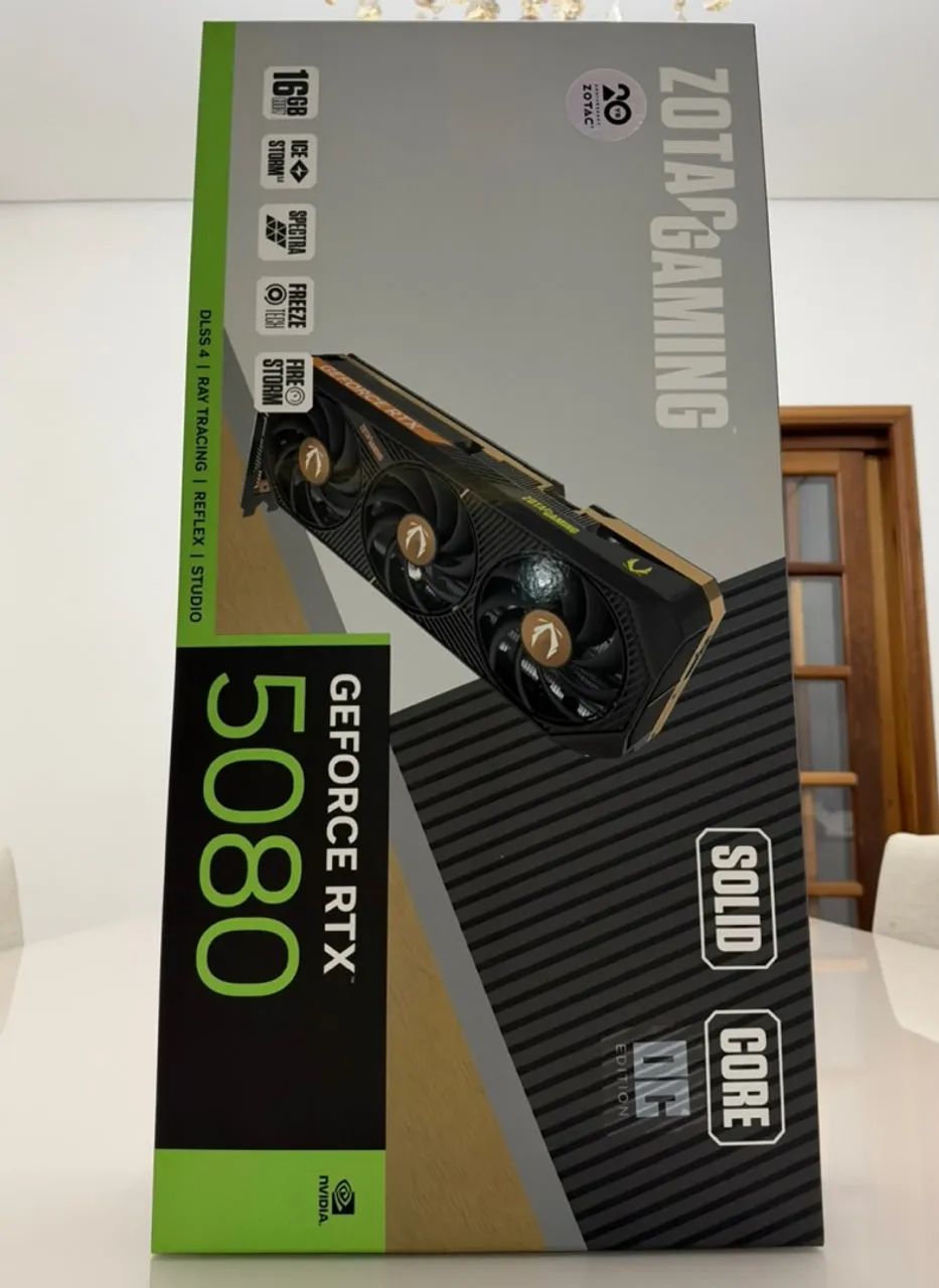 Placa de vídeo Nvidia GeForce RTX 5080 ZOTAC - Foto 3