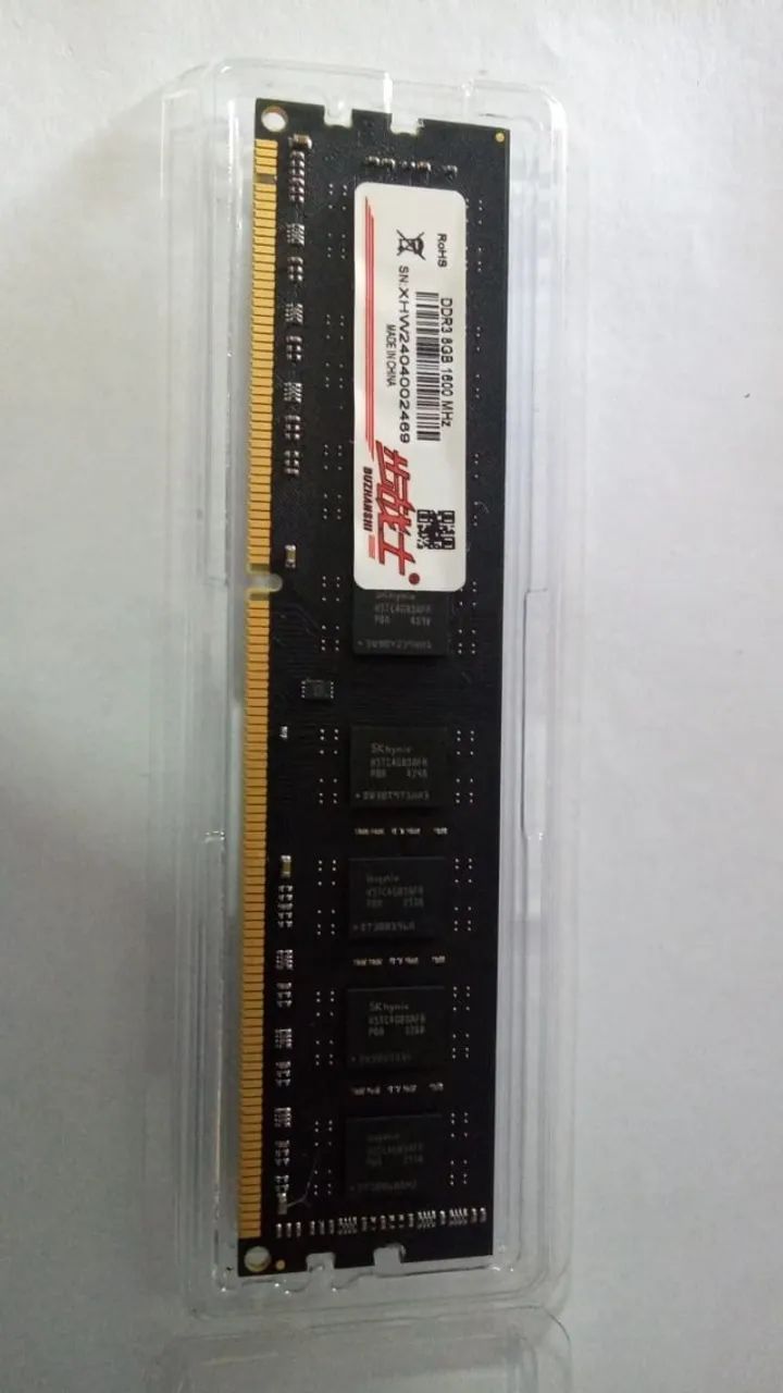 Memória Para Pc DDR3 8GB 1600Mhz