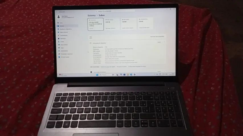 NOTEBOOK LENOVO I5 238 GB 