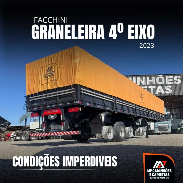 CARRETA GRANELEIRA 4 EIXO FACCHINI 2023