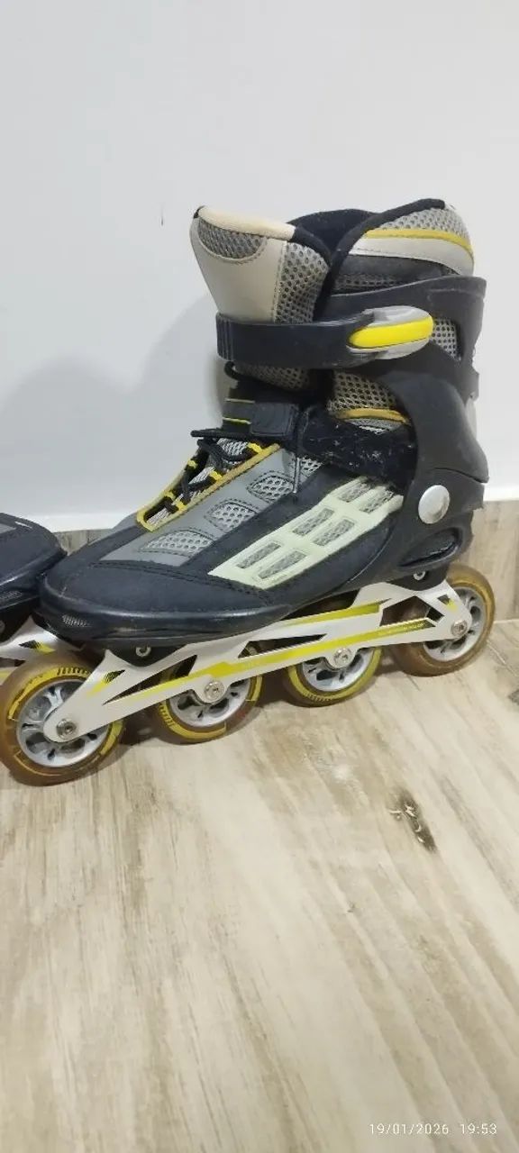 Patins n°41 + kit para proteção com 6 peças.  - Foto 3