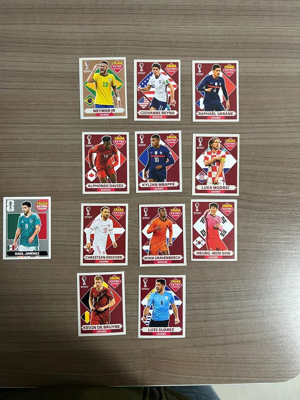 Figurinhas Legend 2022