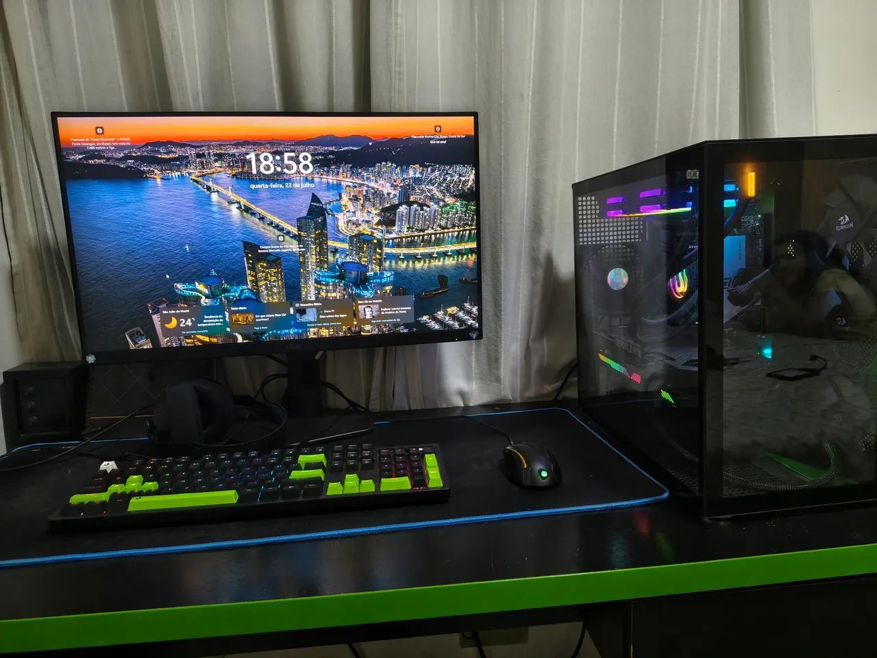 PC Gamer Ryzen 5500X3D - RTX 3070 Rog Strix - Foto 4