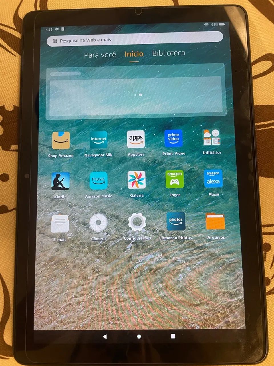 Tablet Amazon Fire HD 10 2021 - 10,1 polegadas - Funcionando perfeitamente - Foto 3