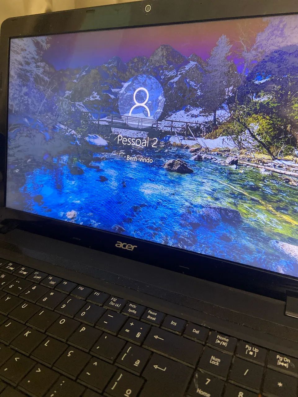 Notebook Acer Celeron 4GB RAM - Funciona na Tomada - Para Reparo - Foto 2
