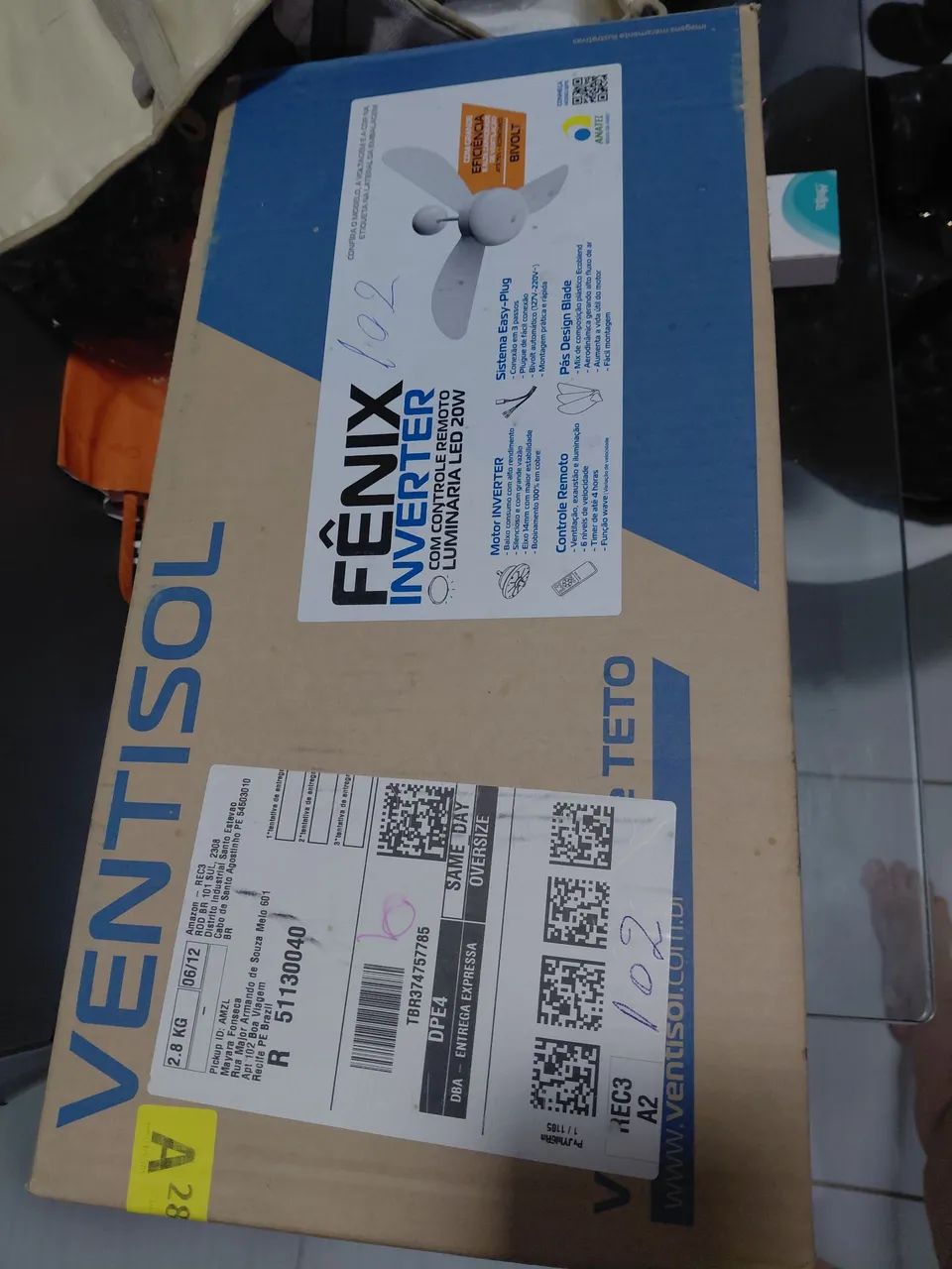 Ventilador de teto