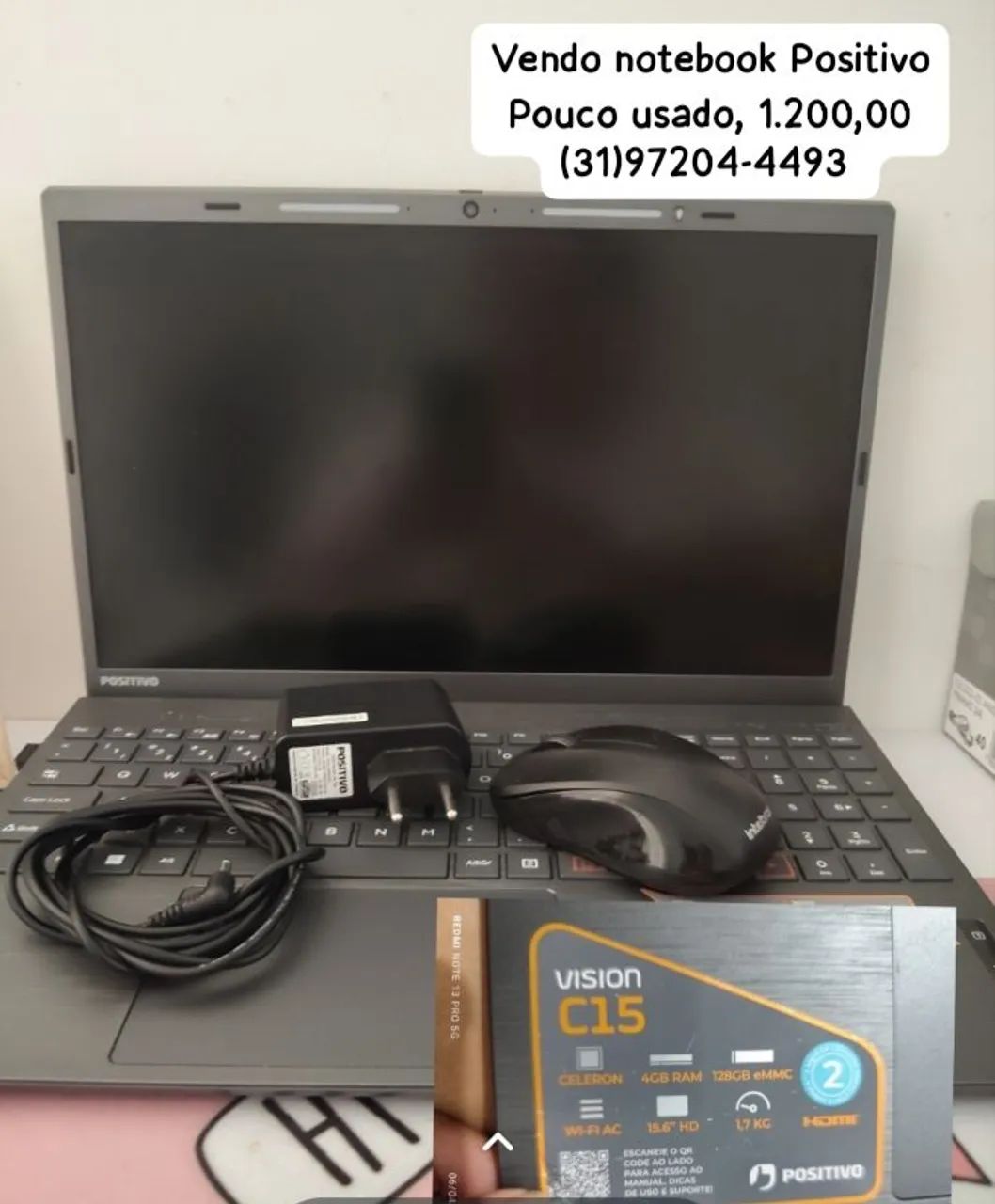 Vendo Notebook preço pra vender rápido. 