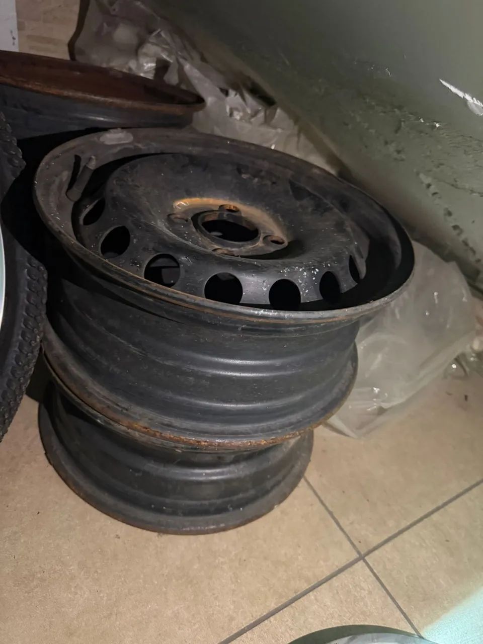 Kit roda ferro